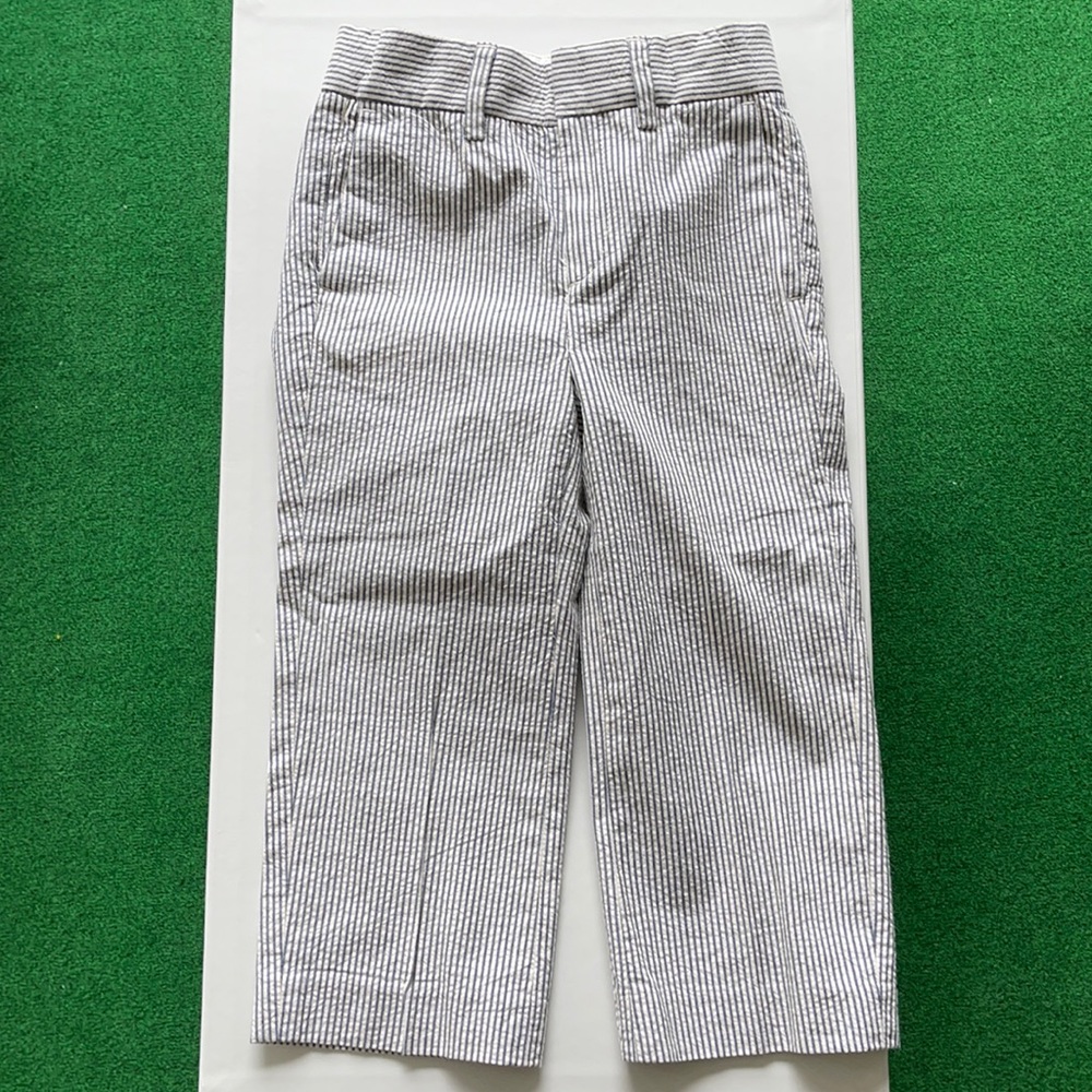 J. Crew Crewcuts Boys’ seersucker pants. Size 2.